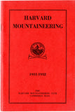Harvard Mountaineering (Various Issues)