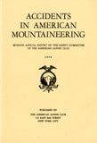 Accidents in North American Climbing (Various Issues)