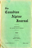 Canadian Alpine Journal (Various Issues)