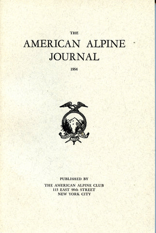 1954 - American Alpine Journal