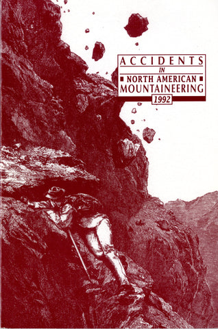 1992 Accidents in North American Mountaineering