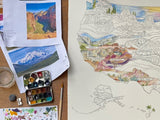 25 Iconic Climbing Areas Map