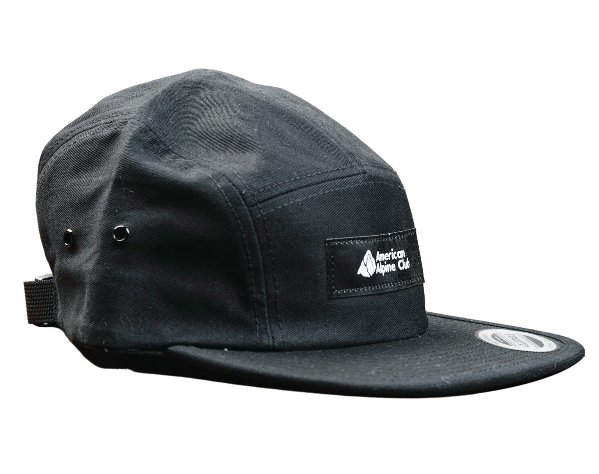 Black Five Panel Hat – The American Alpine Club Store