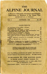 The Alpine Journal UK (Various Issues)