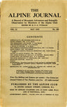The Alpine Journal UK (Various Issues)