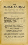 The Alpine Journal UK (Various Issues)