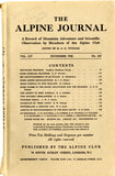 The Alpine Journal UK (Various Issues)