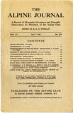 The Alpine Journal UK (Various Issues)
