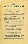 The Alpine Journal UK (Various Issues)