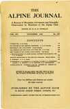 The Alpine Journal UK (Various Issues)