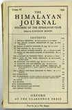 The Himalayan Journal (Various Issues)