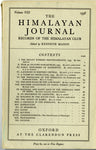 The Himalayan Journal (Various Issues)