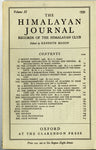 The Himalayan Journal (Various Issues)
