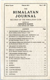 The Himalayan Journal (Various Issues)