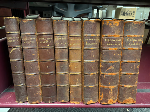 Sierra Club Bulletin (Bound Set) 1903-1923