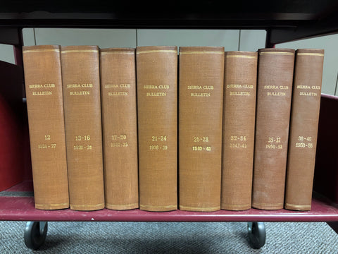 Sierra Club Bulletin (Bound Set) 1924-1955