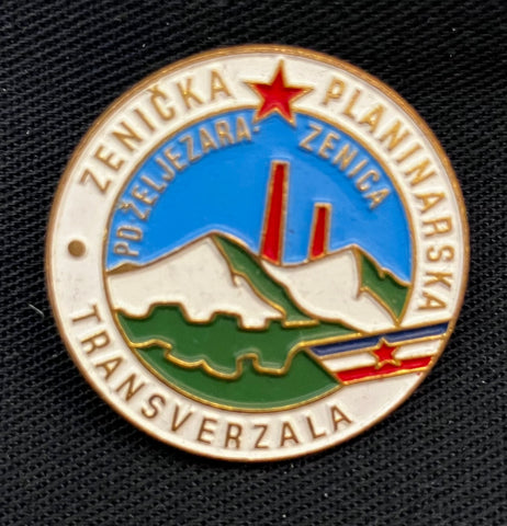 Bosnian Mountaineering Pin