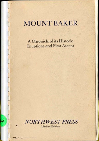 Mount Baker - Inscribed by the author