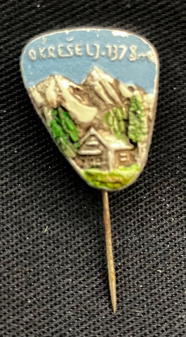 Slovenian Mountaineering Pin 25