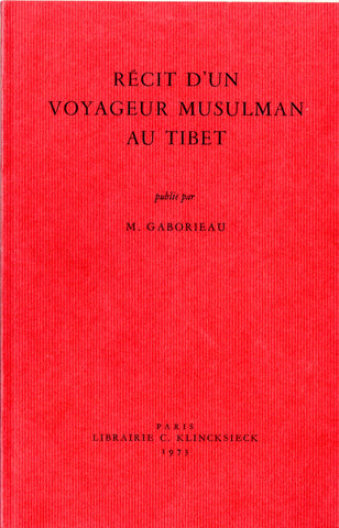 Recit d'un Voyageur Musulman au Tibet