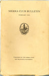 Sierra Club Bulletin (Various Issues)
