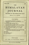 The Himalayan Journal - Vol. XII (1946)
