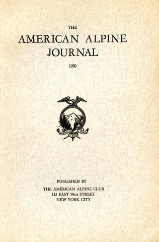 1950 - American Alpine Journal