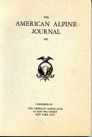 1951 - American Alpine Journal
