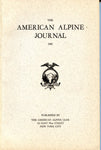 1952 - American Alpine Journal
