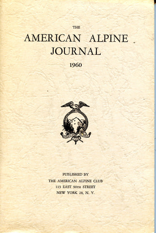1960 - American Alpine Journal