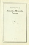 Bibliography of Canadian Mountain Ascents