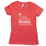 Women's Climb Protect Educate Connect T-Shirt