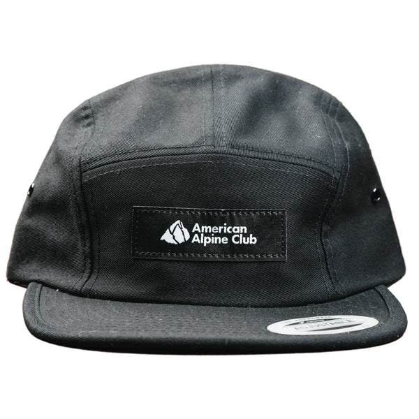 Black Five Panel Hat – The American Alpine Club Store